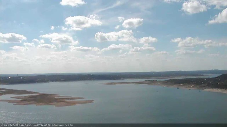 Lake Travis webcam, April 13, 2023 4:25 PM CT