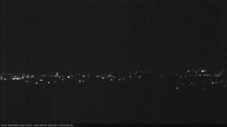 Lake Travis webcam, April 13, 2023 9:25 PM CT