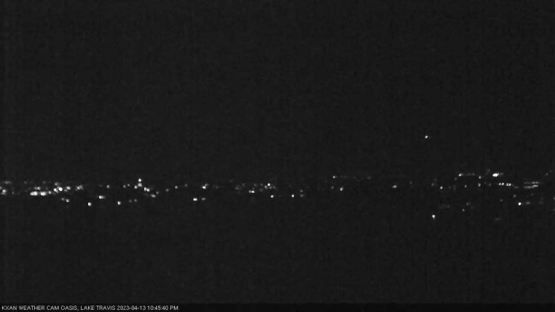 Lake Travis webcam, April 13, 2023 10:45 PM CT