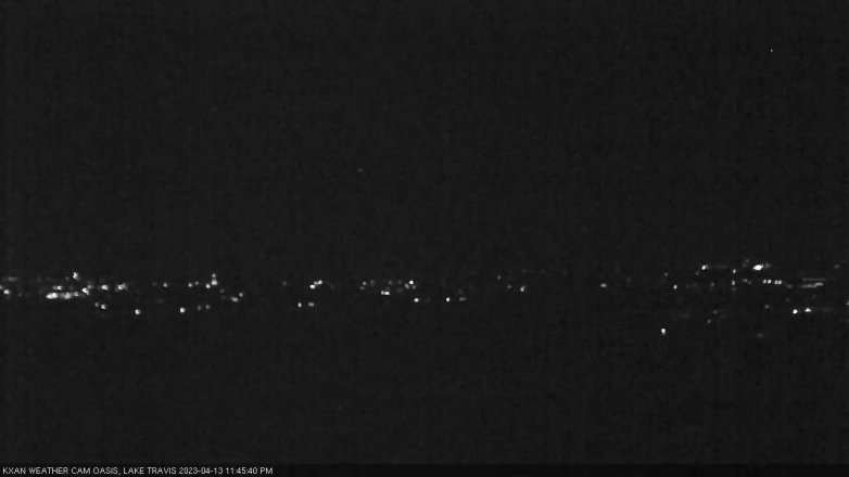Lake Travis webcam, April 13, 2023 11:45 PM CT
