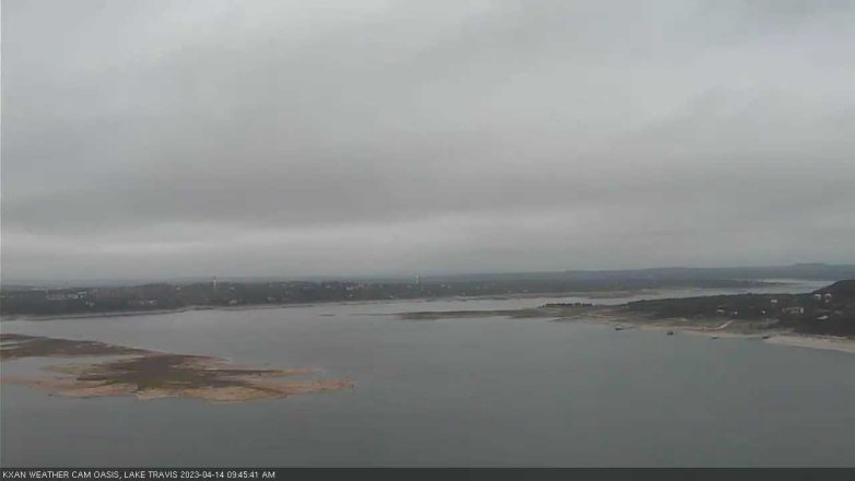 Lake Travis webcam, April 14, 2023 9:45 AM CT