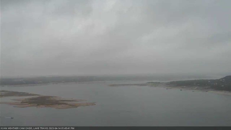 Lake Travis webcam, April 14, 2023 1:45 PM CT