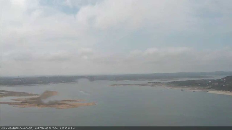 Lake Travis webcam, April 14, 2023 2:45 PM CT