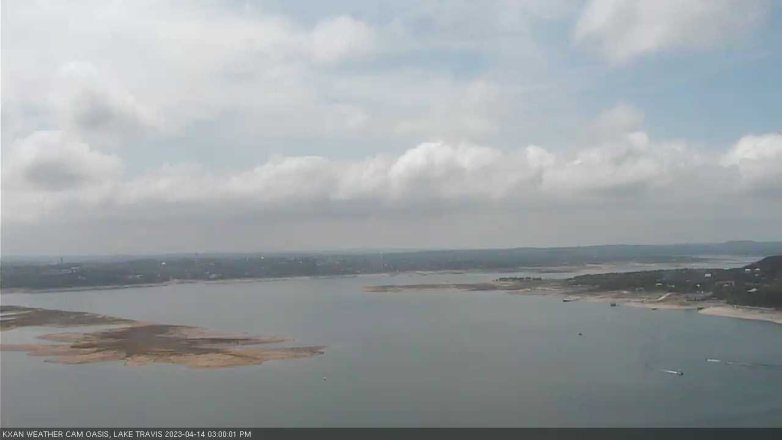 Lake Travis webcam, April 14, 2023 3:00 PM CT