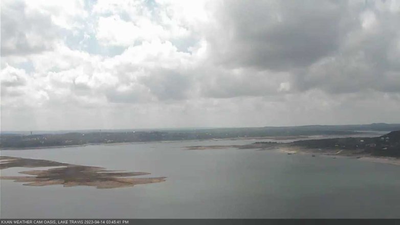 Lake Travis webcam, April 14, 2023 3:45 PM CT