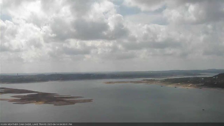 Lake Travis webcam, April 14, 2023 4:00 PM CT