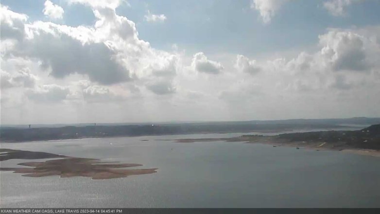 Lake Travis webcam, April 14, 2023 4:45 PM CT