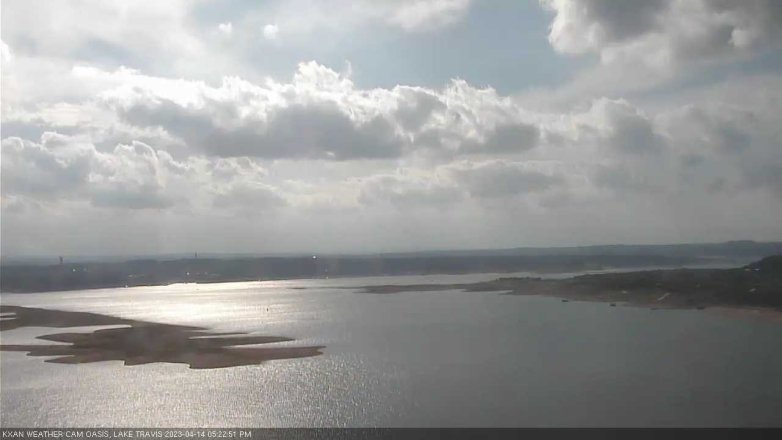 Lake Travis webcam, April 14, 2023 5:25 PM CT