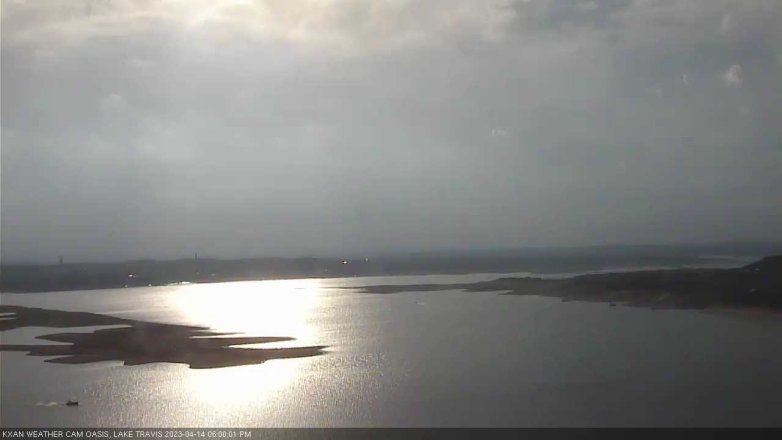 Lake Travis webcam, April 14, 2023 6:00 PM CT