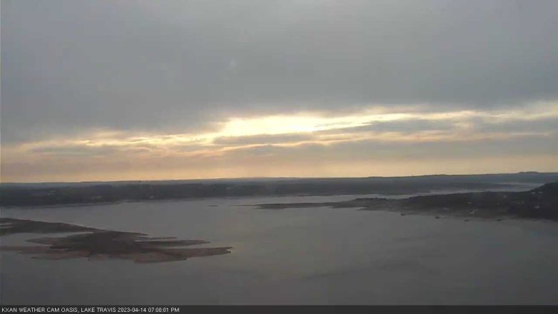 Lake Travis webcam, April 14, 2023 7:00 PM CT