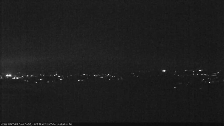 Lake Travis webcam, April 14, 2023 9:00 PM CT