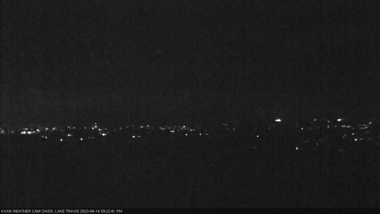 Lake Travis webcam, April 14, 2023 9:25 PM CT