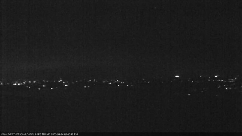 Lake Travis webcam, April 14, 2023 9:45 PM CT