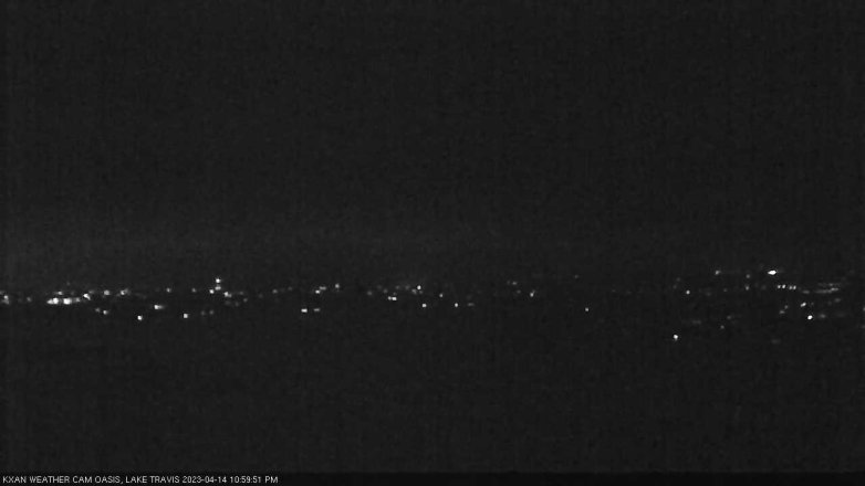 Lake Travis webcam, April 14, 2023 11:00 PM CT