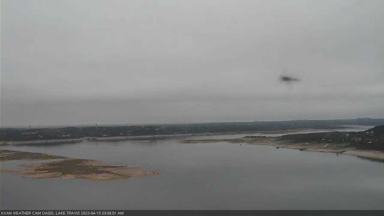 Lake Travis webcam, April 15, 2023 9:00 AM CT