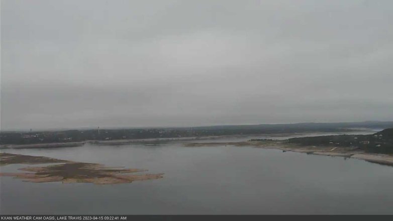 Lake Travis webcam, April 15, 2023 9:25 AM CT