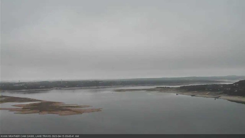 Lake Travis webcam, April 15, 2023 9:45 AM CT