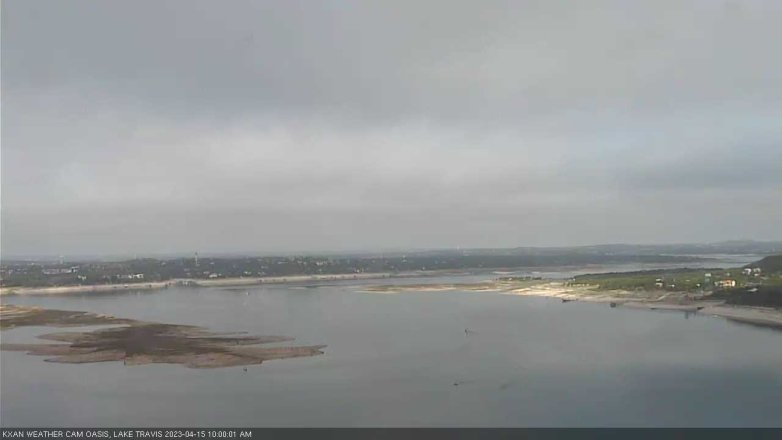 Lake Travis webcam, April 15, 2023 10:00 AM CT