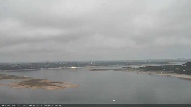 Lake Travis webcam, April 15, 2023 10:25 AM CT