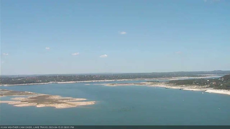 Lake Travis webcam, April 15, 2023 1:00 PM CT