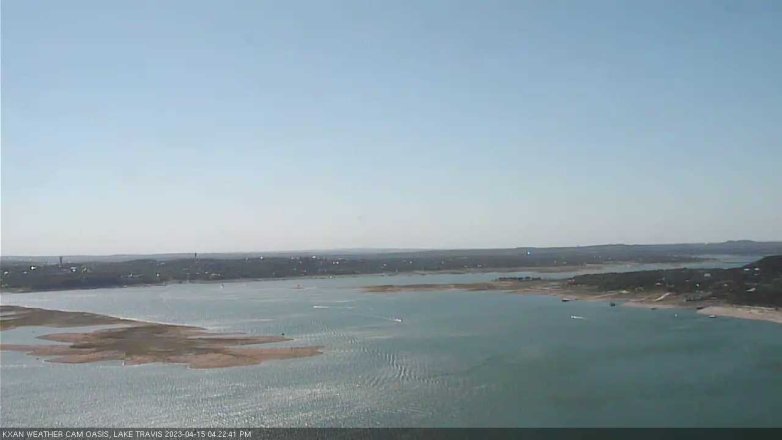 Lake Travis webcam, April 15, 2023 4:25 PM CT