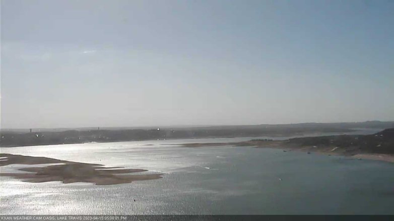 Lake Travis webcam, April 15, 2023 5:00 PM CT