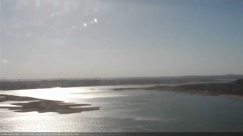 Lake Travis webcam, April 15, 2023 5:25 PM CT