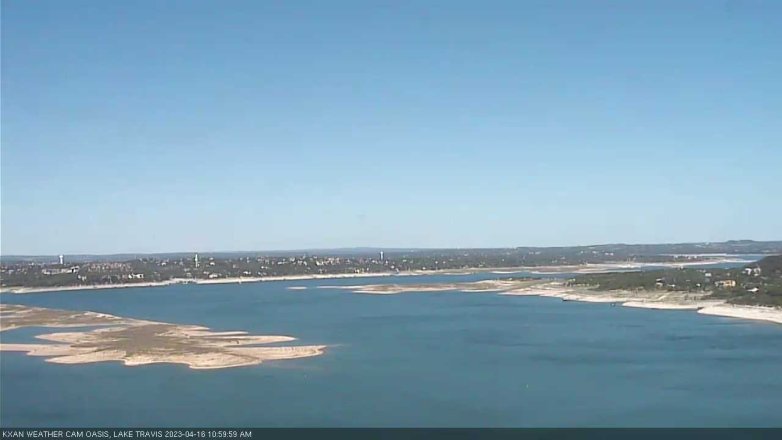 Lake Travis webcam, April 16, 2023 11:00 AM CT