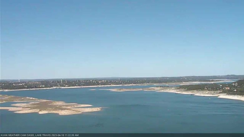 Lake Travis webcam, April 16, 2023 11:25 AM CT
