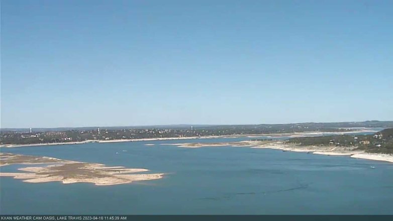 Lake Travis webcam, April 16, 2023 11:45 AM CT