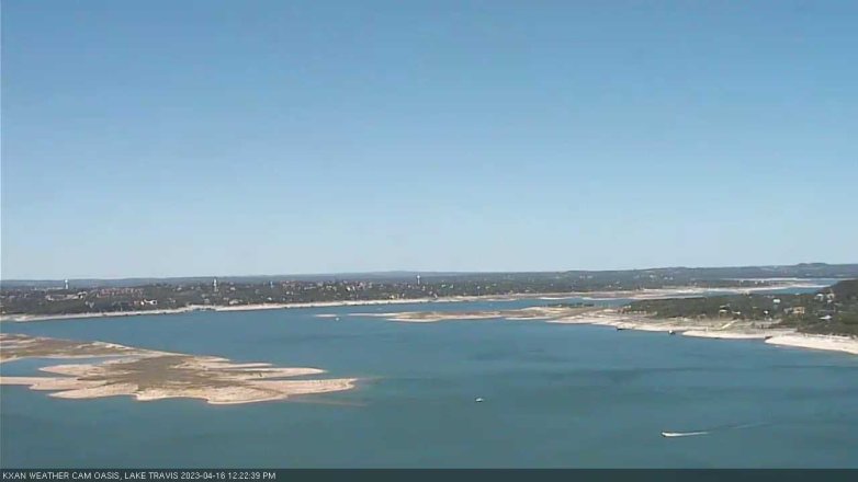 Lake Travis webcam, April 16, 2023 12:25 PM CT