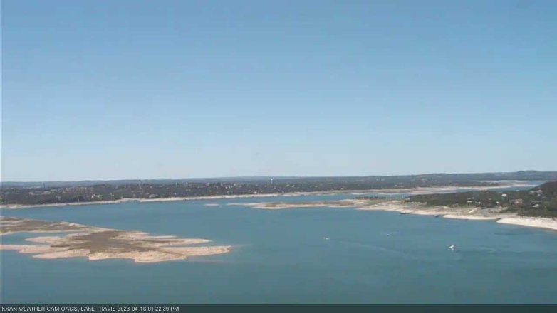 Lake Travis webcam, April 16, 2023 1:25 PM CT