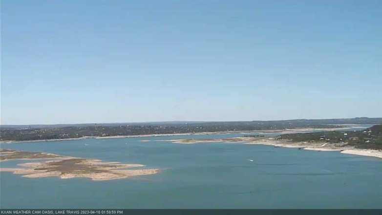 Lake Travis webcam, April 16, 2023 2:00 PM CT