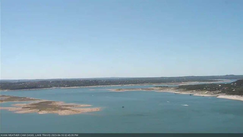 Lake Travis webcam, April 16, 2023 2:45 PM CT