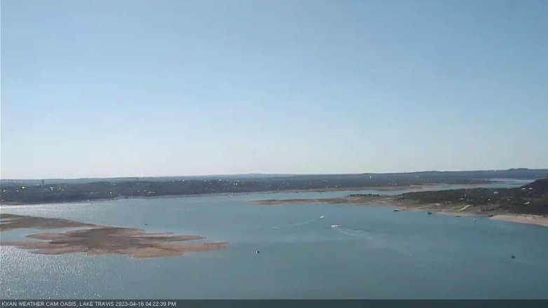 Lake Travis webcam, April 16, 2023 4:25 PM CT