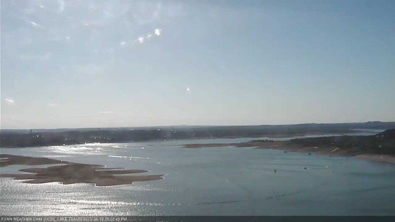 Lake Travis webcam, April 16, 2023 5:25 PM CT