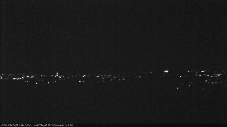 Lake Travis webcam, April 16, 2023 9:25 PM CT