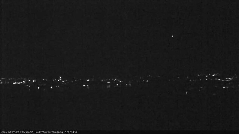 Lake Travis webcam, April 16, 2023 10:25 PM CT