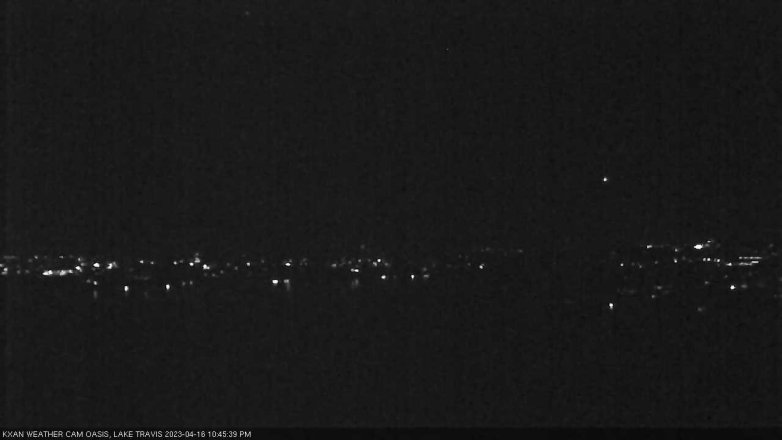 Lake Travis webcam, April 16, 2023 10:45 PM CT