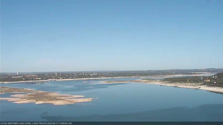 Lake Travis webcam, April 17, 2023 10:00 AM CT