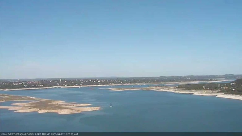 Lake Travis webcam, April 17, 2023 10:25 AM CT