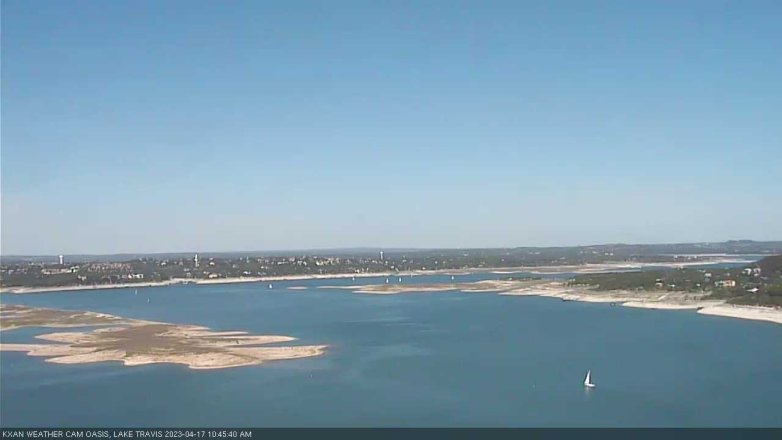 Lake Travis webcam, April 17, 2023 10:45 AM CT