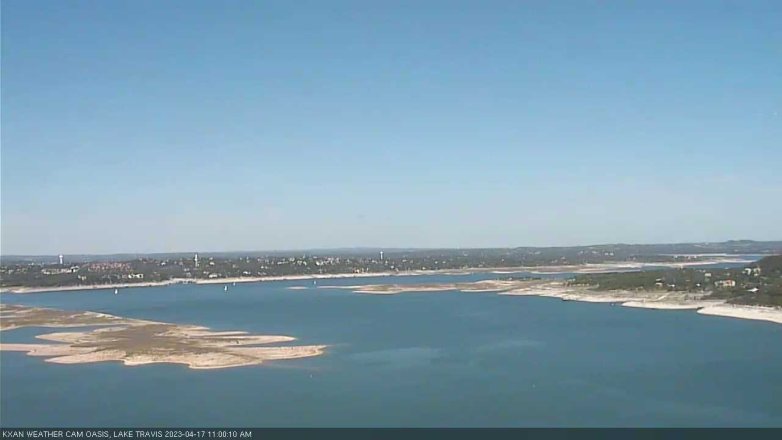 Lake Travis webcam, April 17, 2023 11:00 AM CT