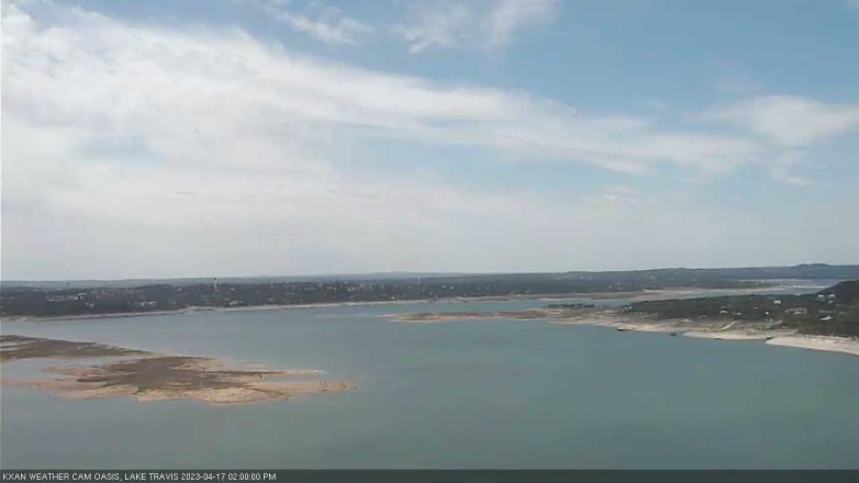 Lake Travis webcam, April 17, 2023 2:00 PM CT