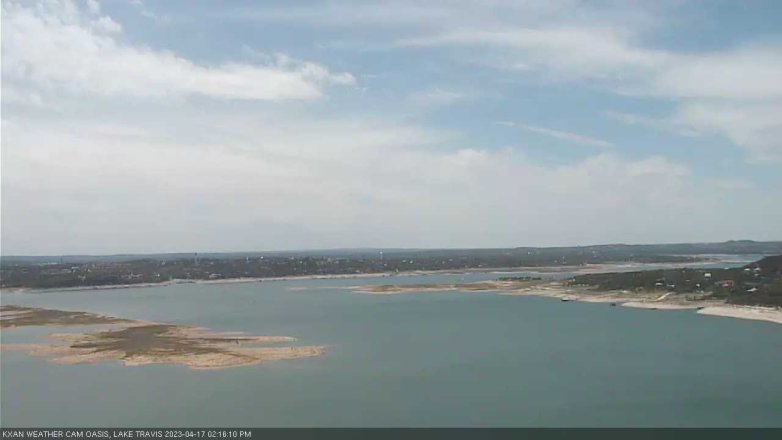 Lake Travis webcam, April 17, 2023 2:25 PM CT
