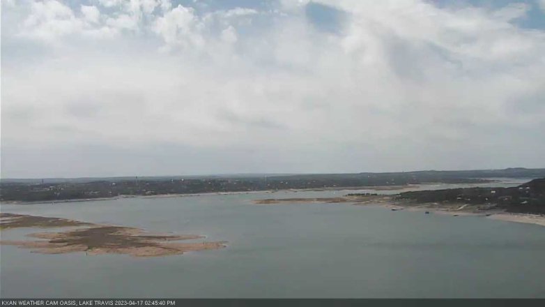 Lake Travis webcam, April 17, 2023 2:45 PM CT