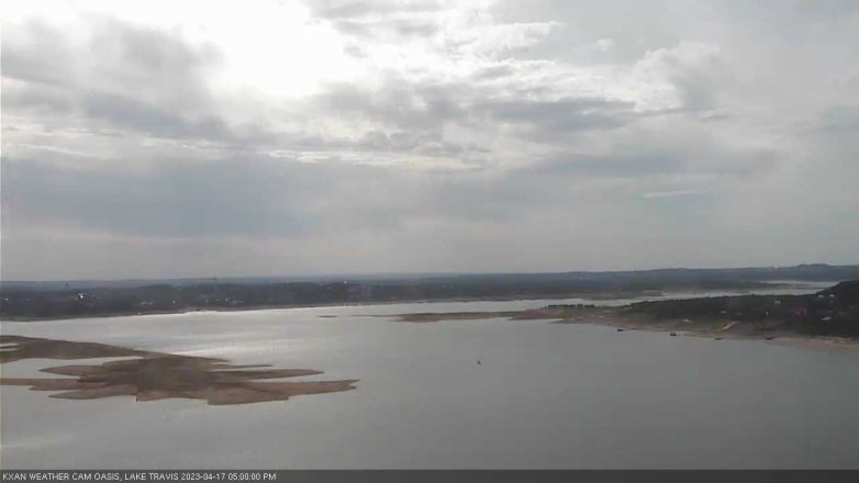 Lake Travis webcam, April 17, 2023 5:00 PM CT
