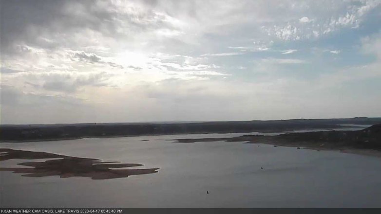 Lake Travis webcam, April 17, 2023 5:45 PM CT