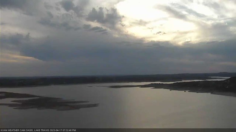 Lake Travis webcam, April 17, 2023 7:25 PM CT