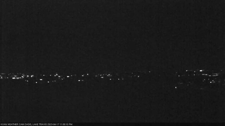 Lake Travis webcam, April 17, 2023 11:00 PM CT